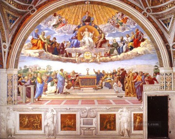 Stanza Della Segnatura 詳細9 ルネサンスの巨匠ラファエロ Oil Paintings